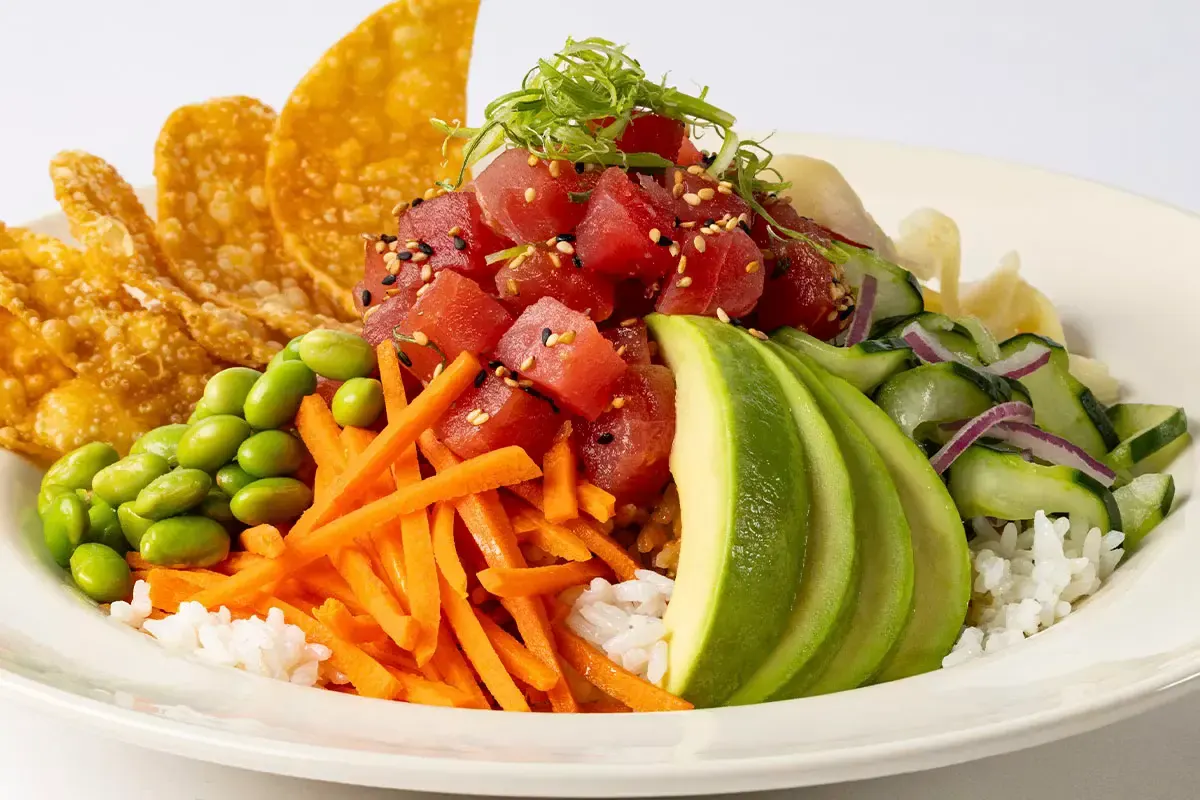 Ahi Tuna Poke Bowl with Rice