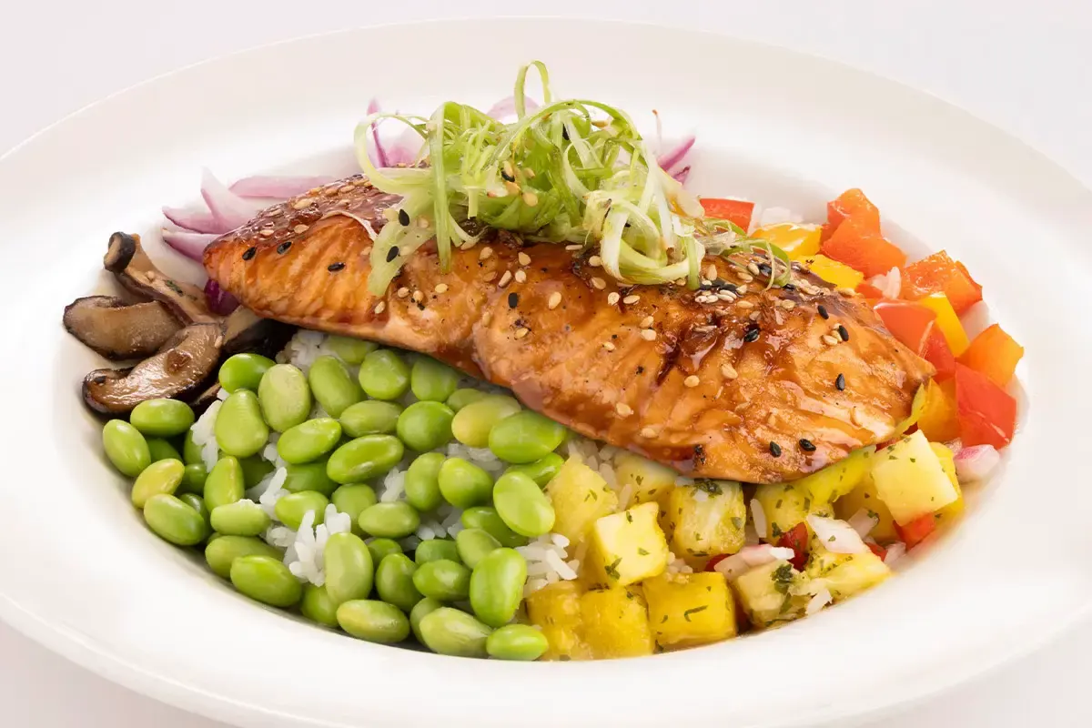 Teriyaki Salmon Bowl